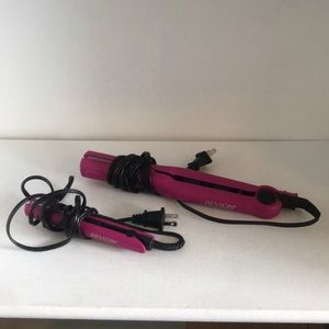 Revlon Ceramic Hair Straightener+Mini Straightener